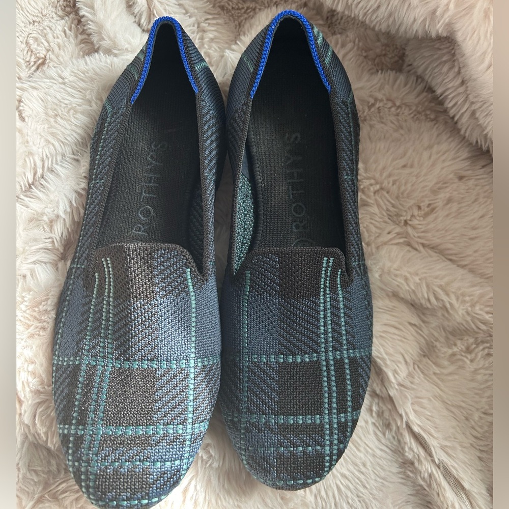 Rothys Tartan loafer size 7.5